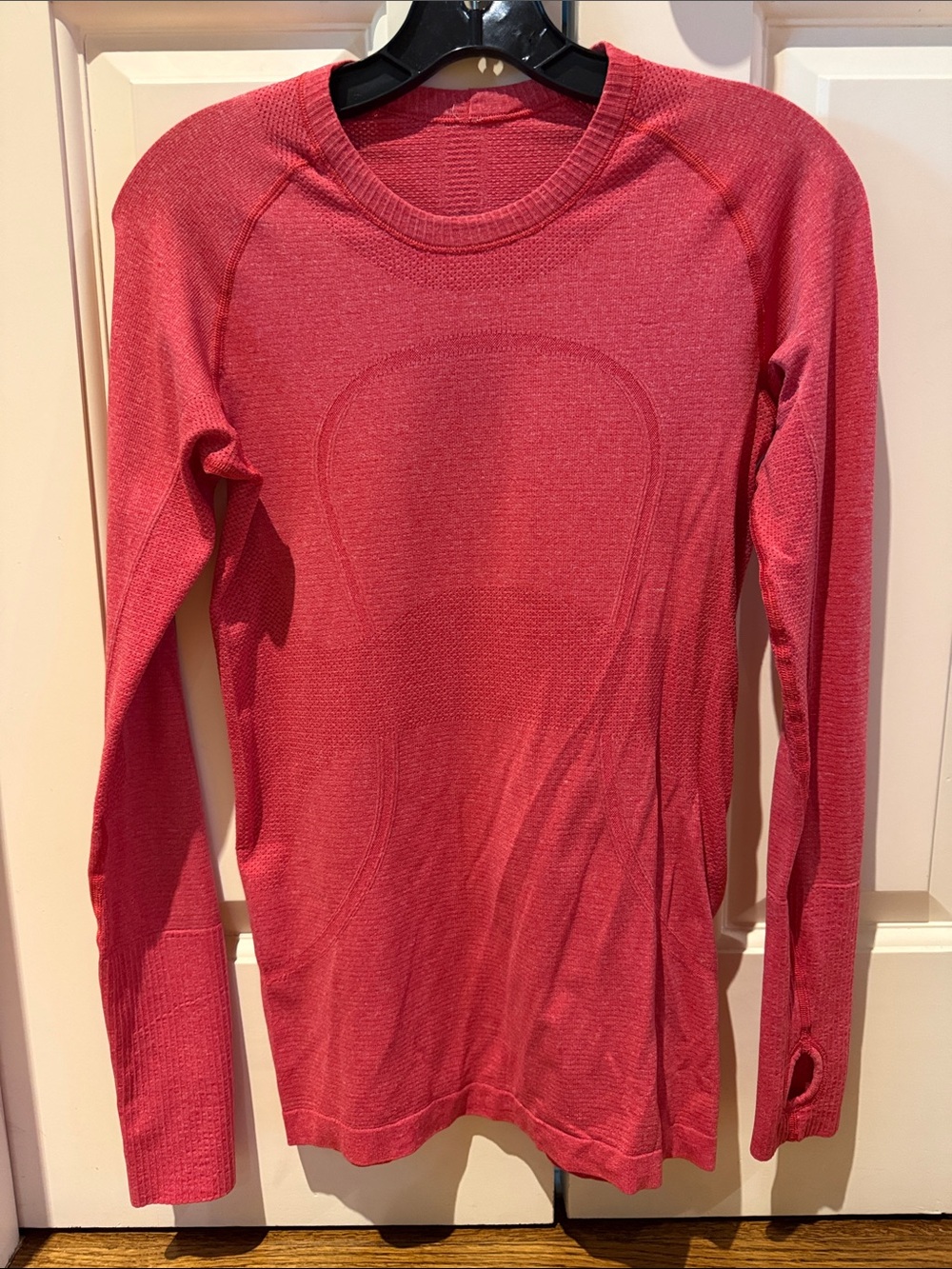 lululemon athletica Long-Sleeve Seam Detail Top - Coral Pink